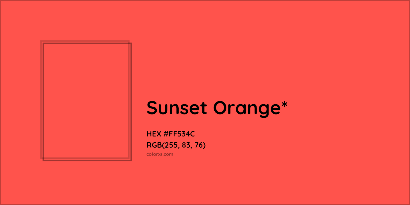 HEX #FF534C Color Name, Color Code, Palettes, Similar Paints, Images