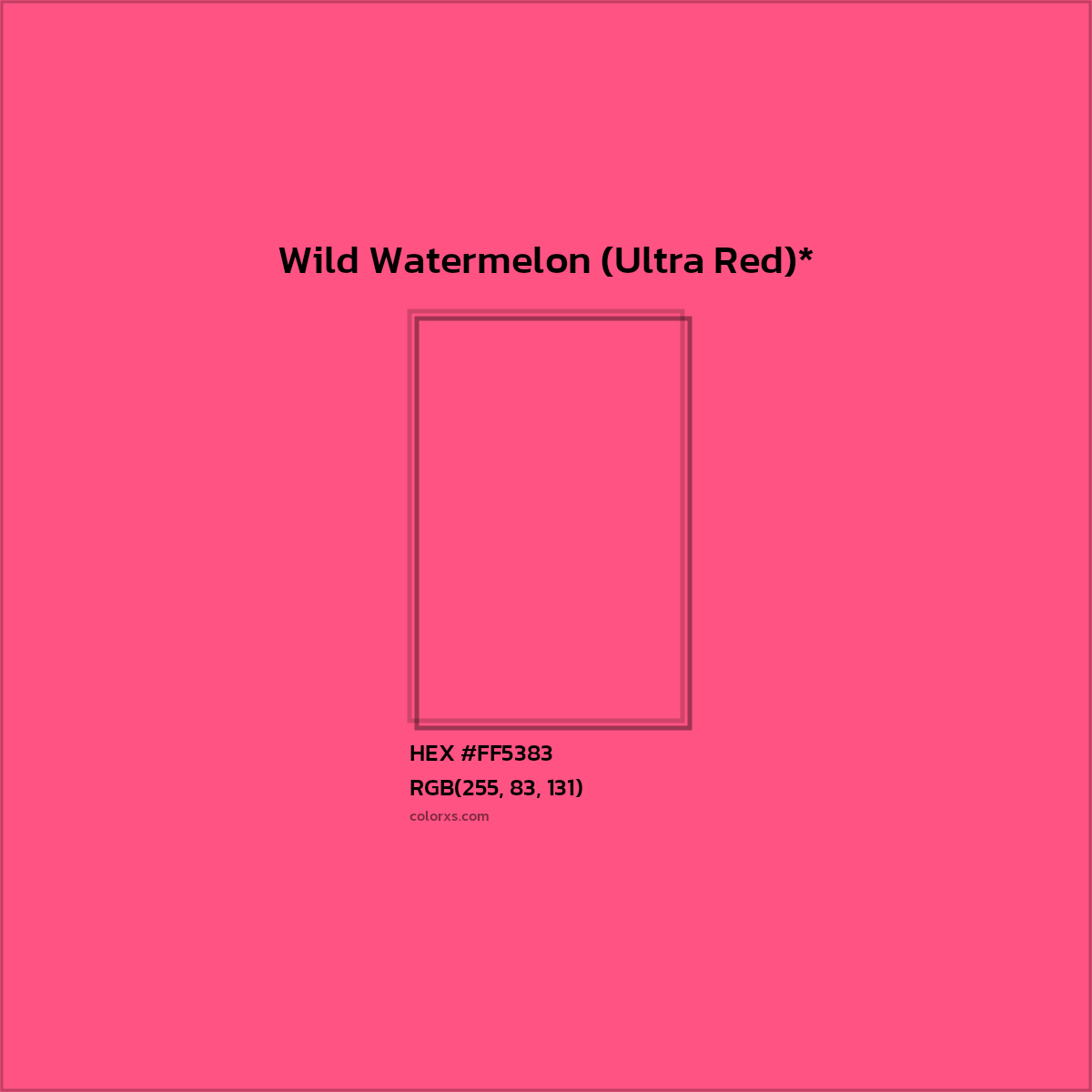 HEX #FF5383 Color Name, Color Code, Palettes, Similar Paints, Images