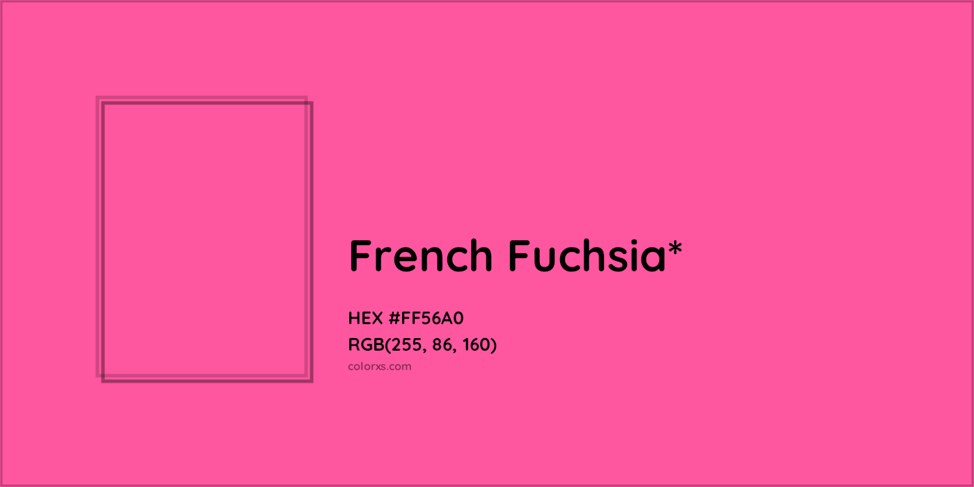 HEX #FF56A0 Color Name, Color Code, Palettes, Similar Paints, Images
