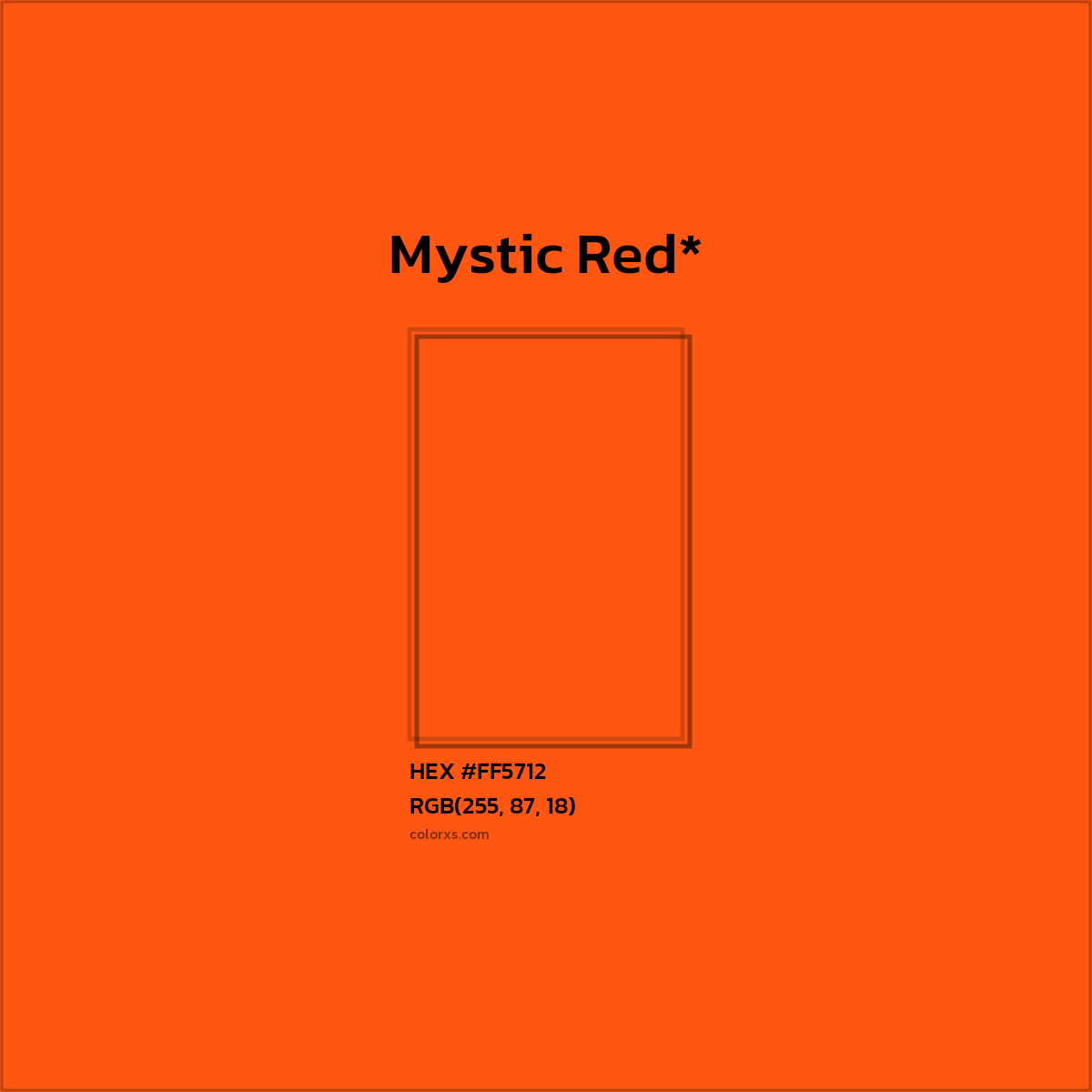 HEX #FF5712 Color Name, Color Code, Palettes, Similar Paints, Images