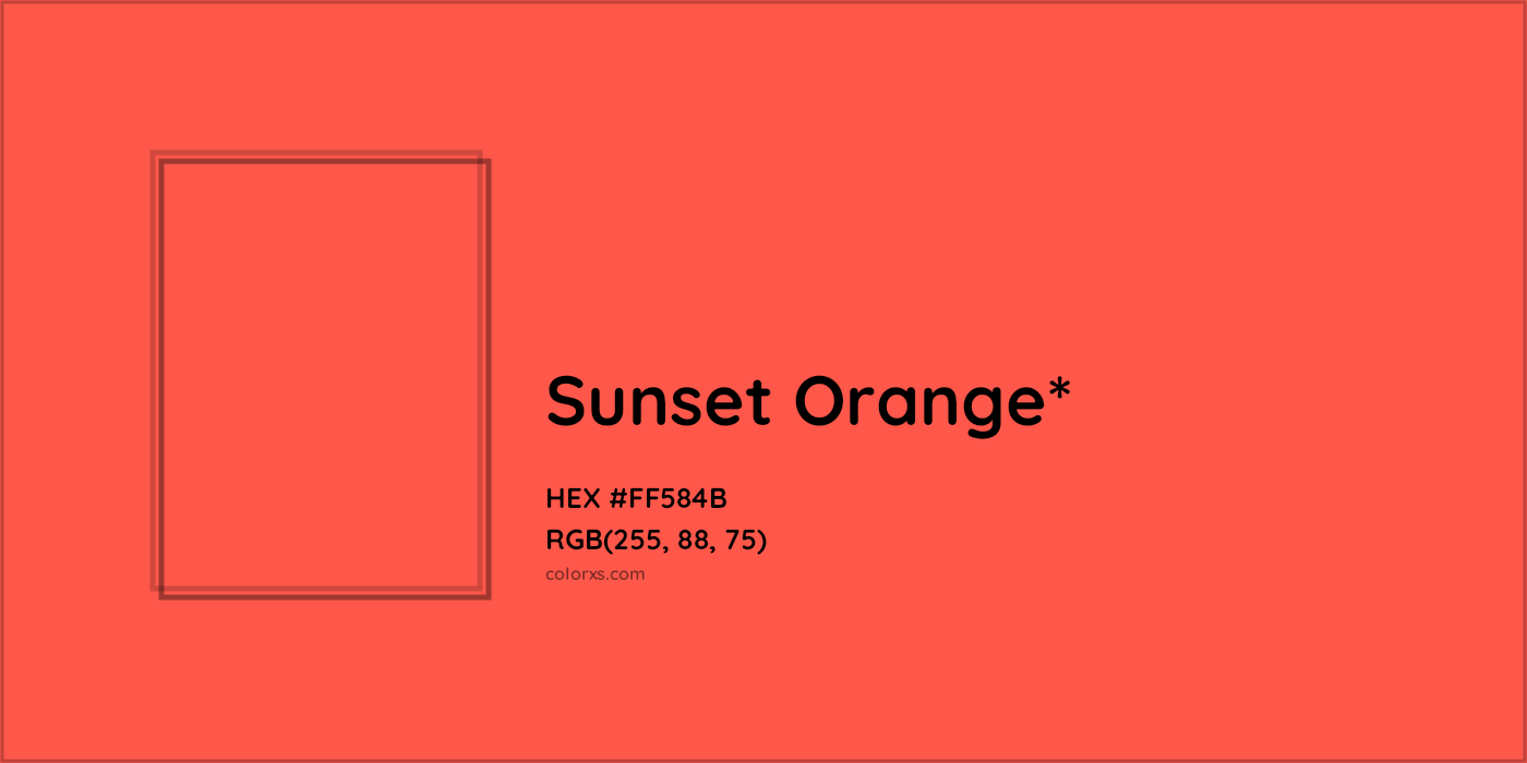 HEX #FF584B Color Name, Color Code, Palettes, Similar Paints, Images