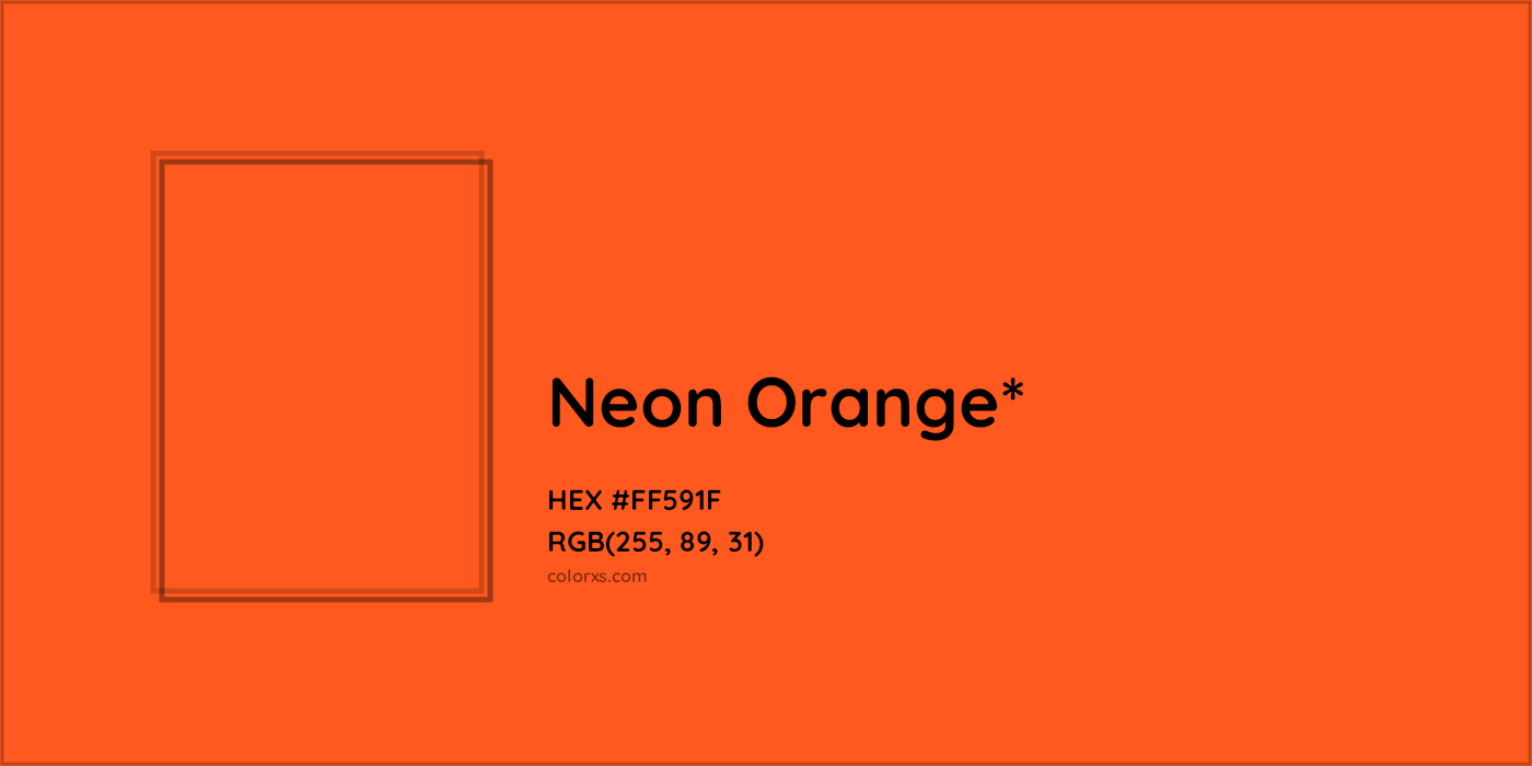 HEX #FF591F Color Name, Color Code, Palettes, Similar Paints, Images