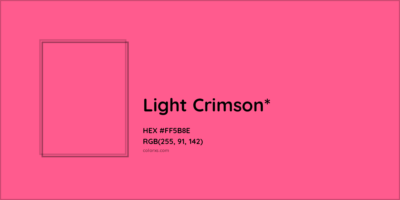 HEX #FF5B8E Color Name, Color Code, Palettes, Similar Paints, Images