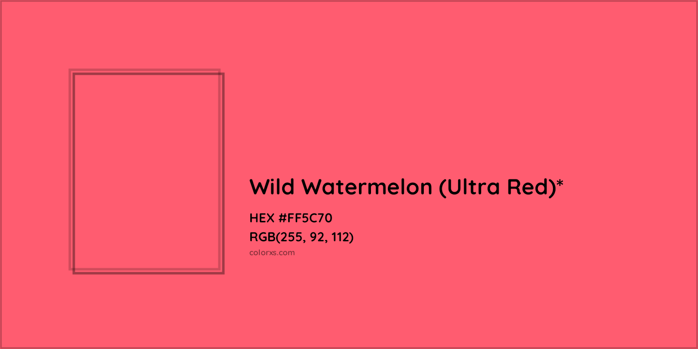 HEX #FF5C70 Color Name, Color Code, Palettes, Similar Paints, Images
