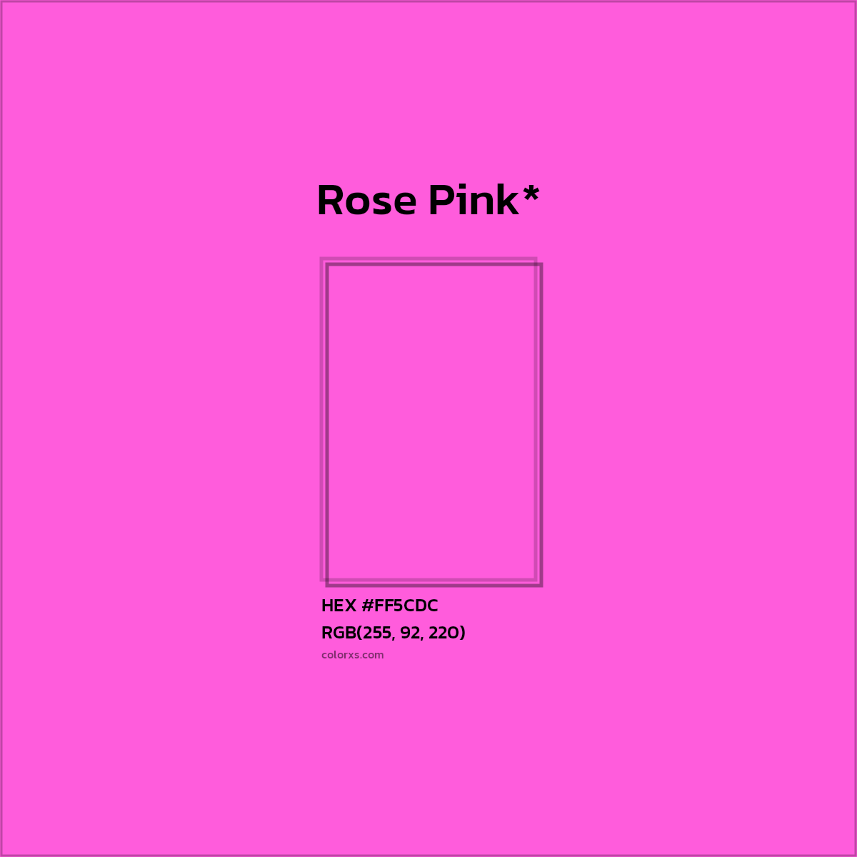 HEX #FF5CDC Color Name, Color Code, Palettes, Similar Paints, Images