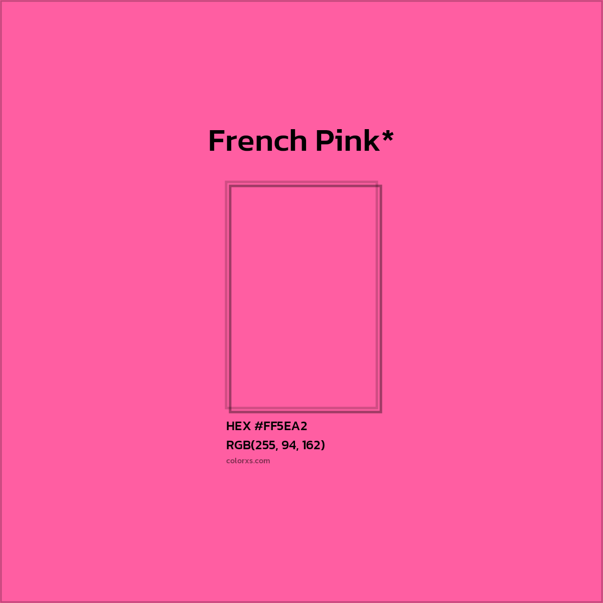 HEX #FF5EA2 Color Name, Color Code, Palettes, Similar Paints, Images