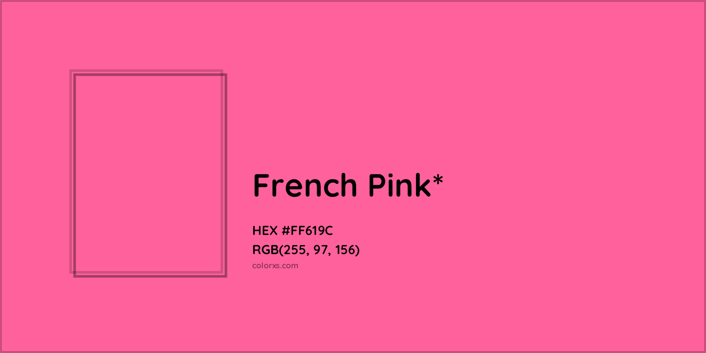 HEX #FF619C Color Name, Color Code, Palettes, Similar Paints, Images