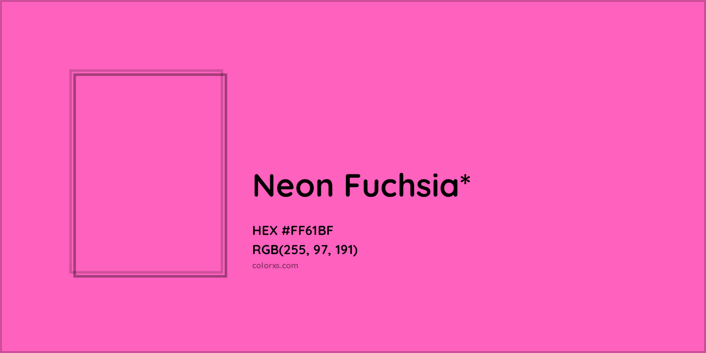 HEX #FF61BF Color Name, Color Code, Palettes, Similar Paints, Images