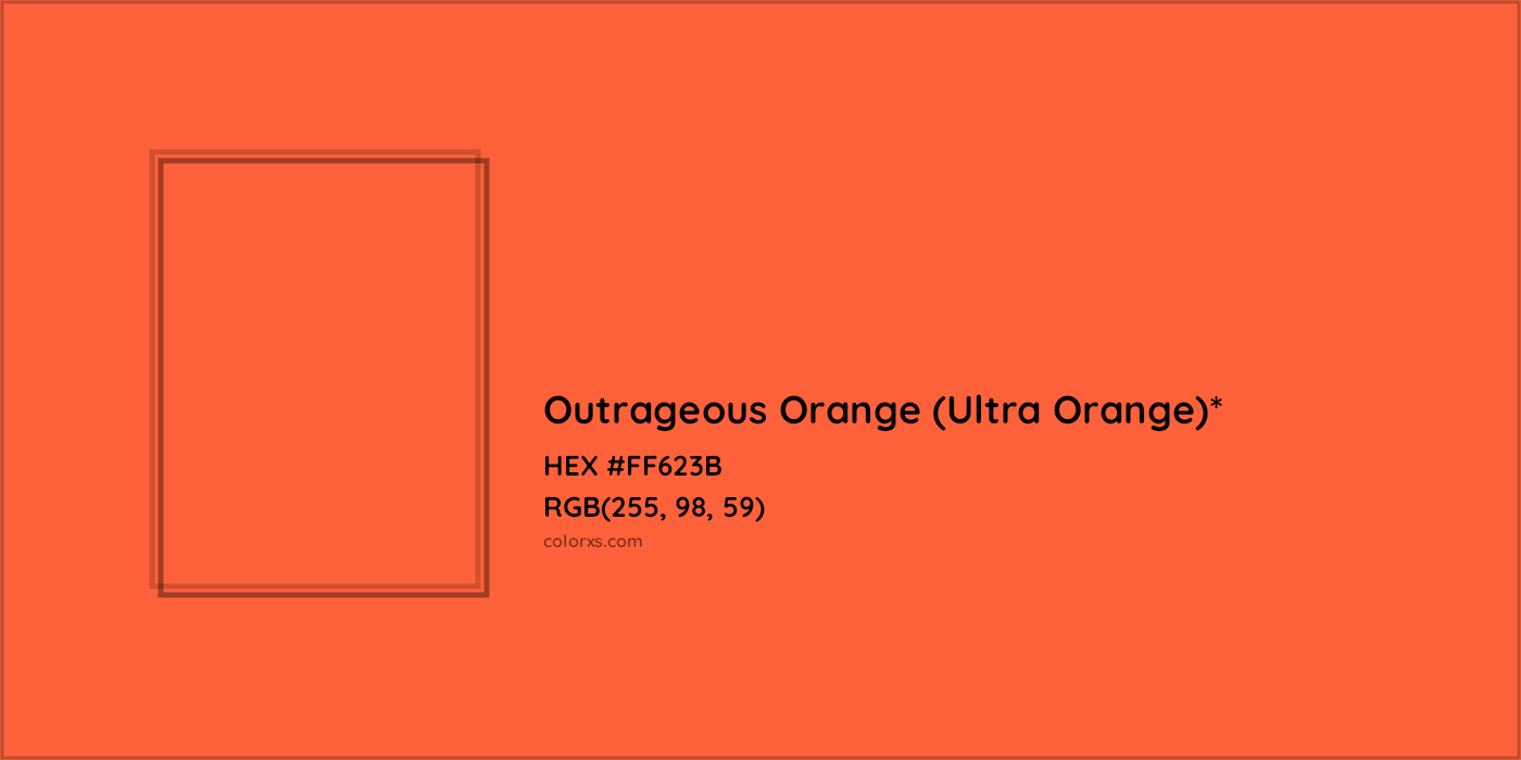 HEX #FF623B Color Name, Color Code, Palettes, Similar Paints, Images