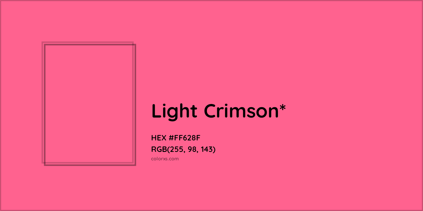 HEX #FF628F Color Name, Color Code, Palettes, Similar Paints, Images