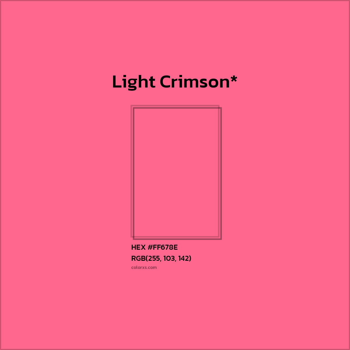 HEX #FF678E Color Name, Color Code, Palettes, Similar Paints, Images