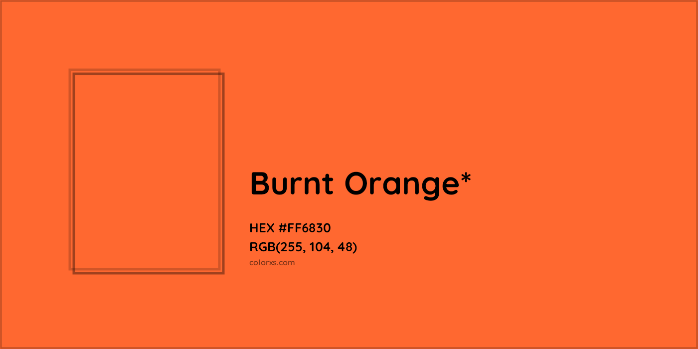 HEX #FF6830 Color Name, Color Code, Palettes, Similar Paints, Images