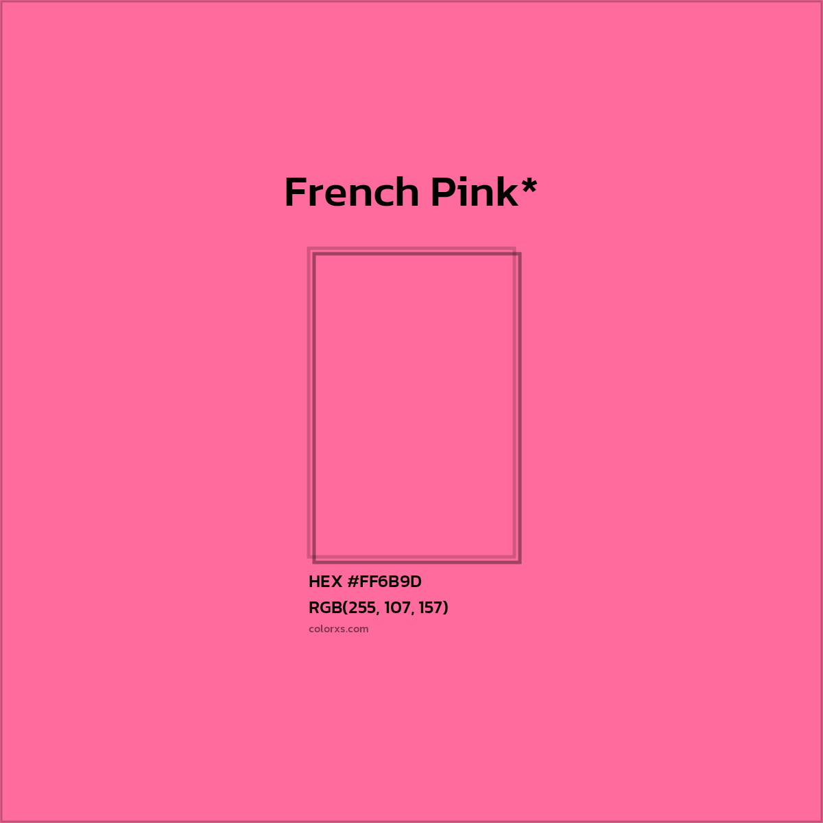 HEX #FF6B9D Color Name, Color Code, Palettes, Similar Paints, Images