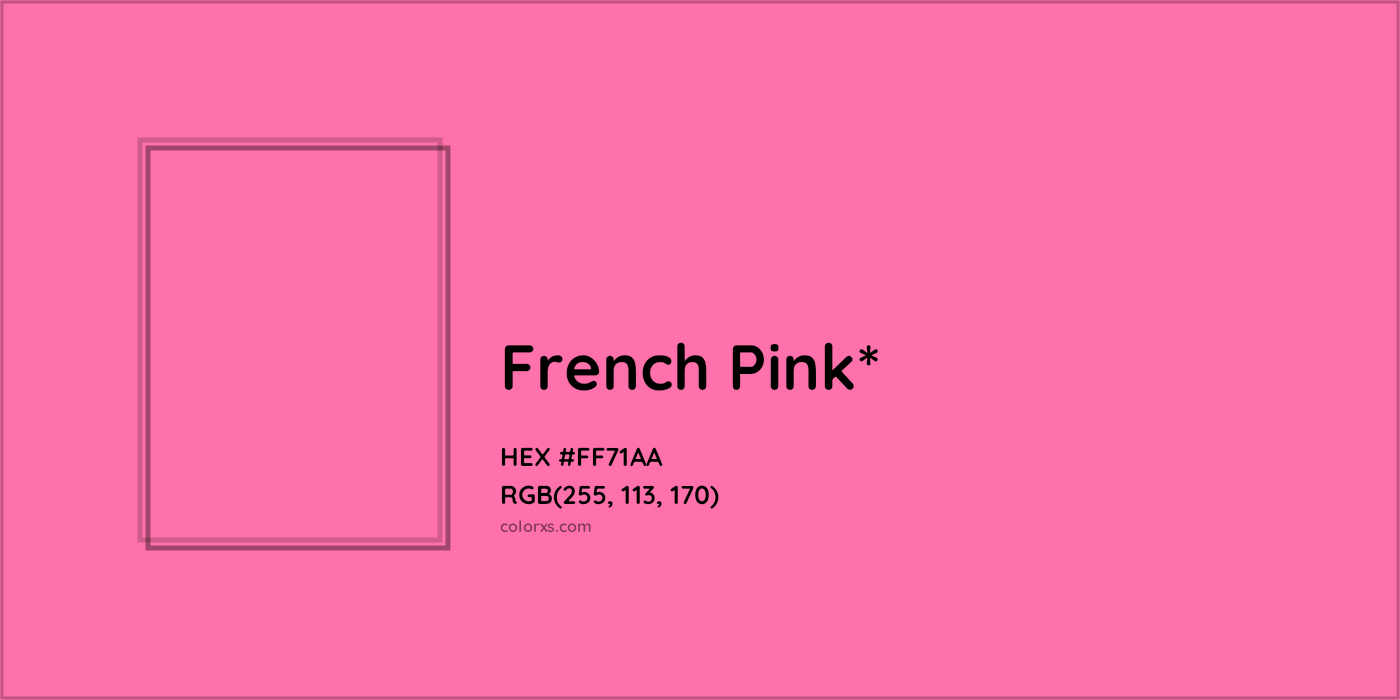 HEX #FF71AA Color Name, Color Code, Palettes, Similar Paints, Images