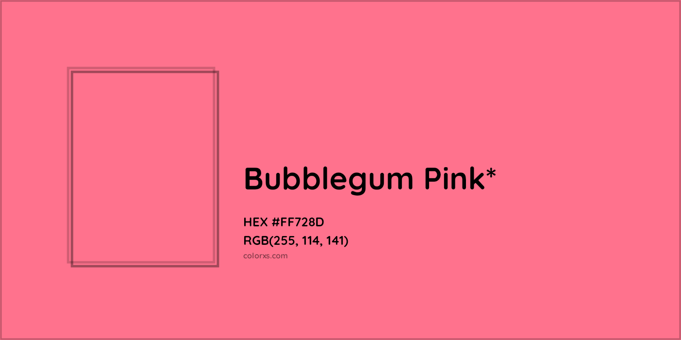 HEX #FF728D Color Name, Color Code, Palettes, Similar Paints, Images
