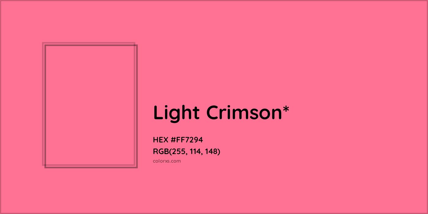 HEX #FF7294 Color Name, Color Code, Palettes, Similar Paints, Images
