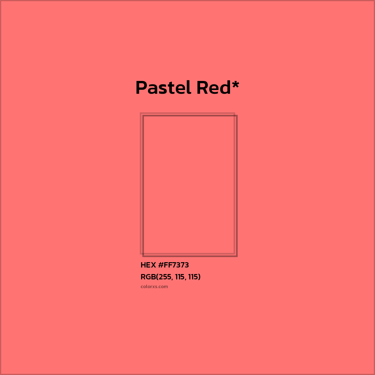 HEX #FF7373 Color Name, Color Code, Palettes, Similar Paints, Images