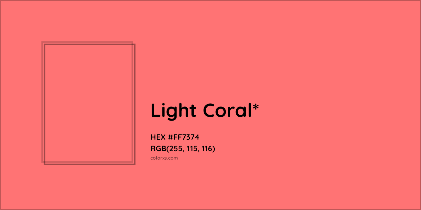 HEX #FF7374 Color Name, Color Code, Palettes, Similar Paints, Images