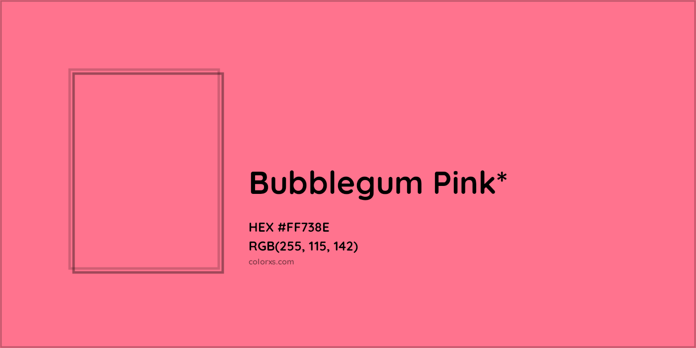 HEX #FF738E Color Name, Color Code, Palettes, Similar Paints, Images