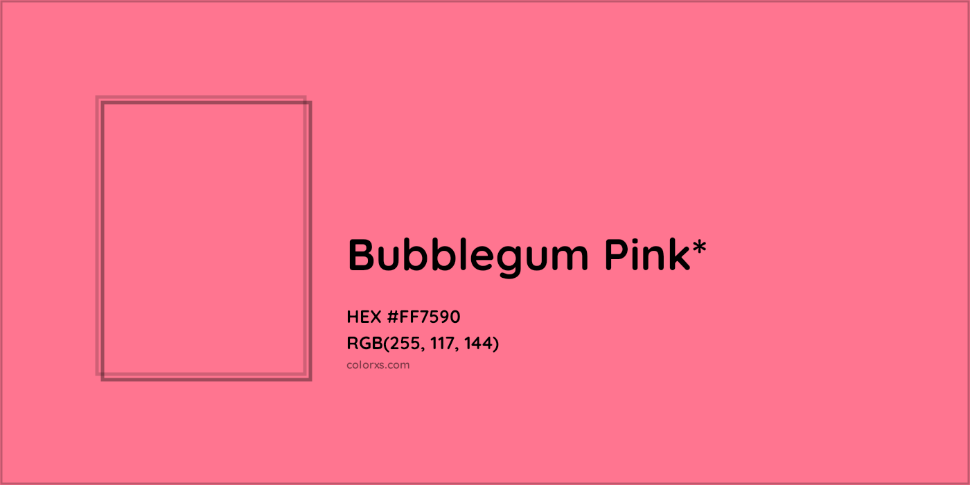 HEX #FF7590 Color Name, Color Code, Palettes, Similar Paints, Images