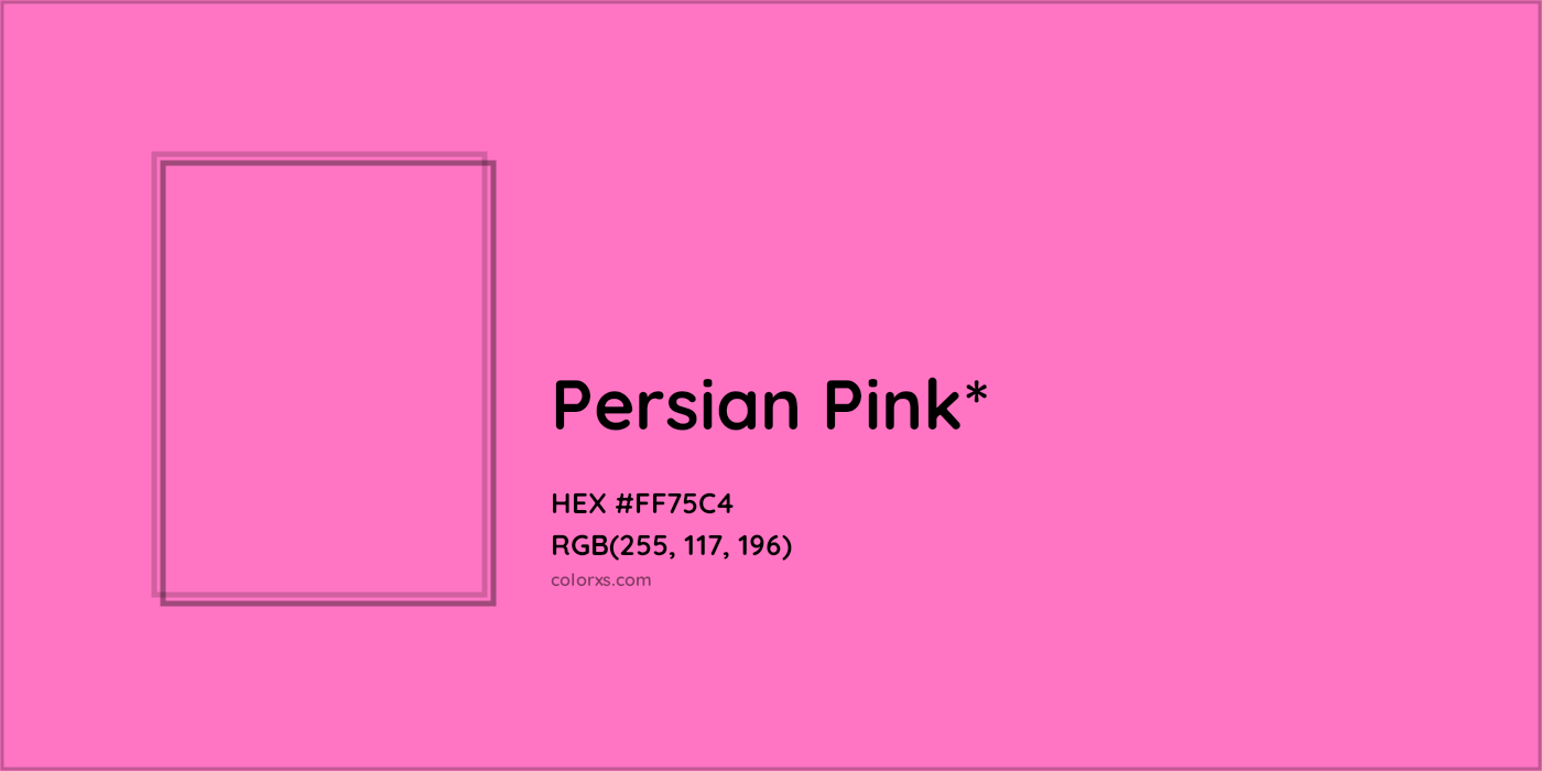HEX #FF75C4 Color Name, Color Code, Palettes, Similar Paints, Images