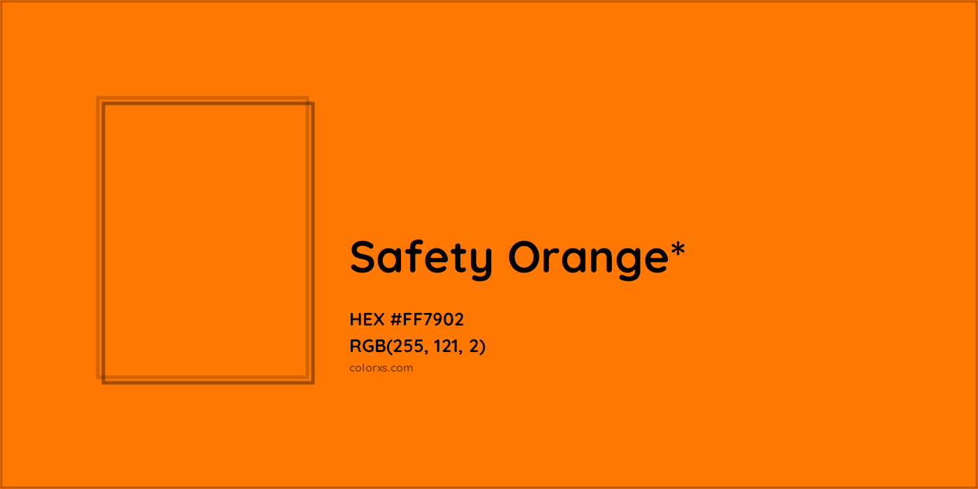 HEX #FF7902 Color Name, Color Code, Palettes, Similar Paints, Images