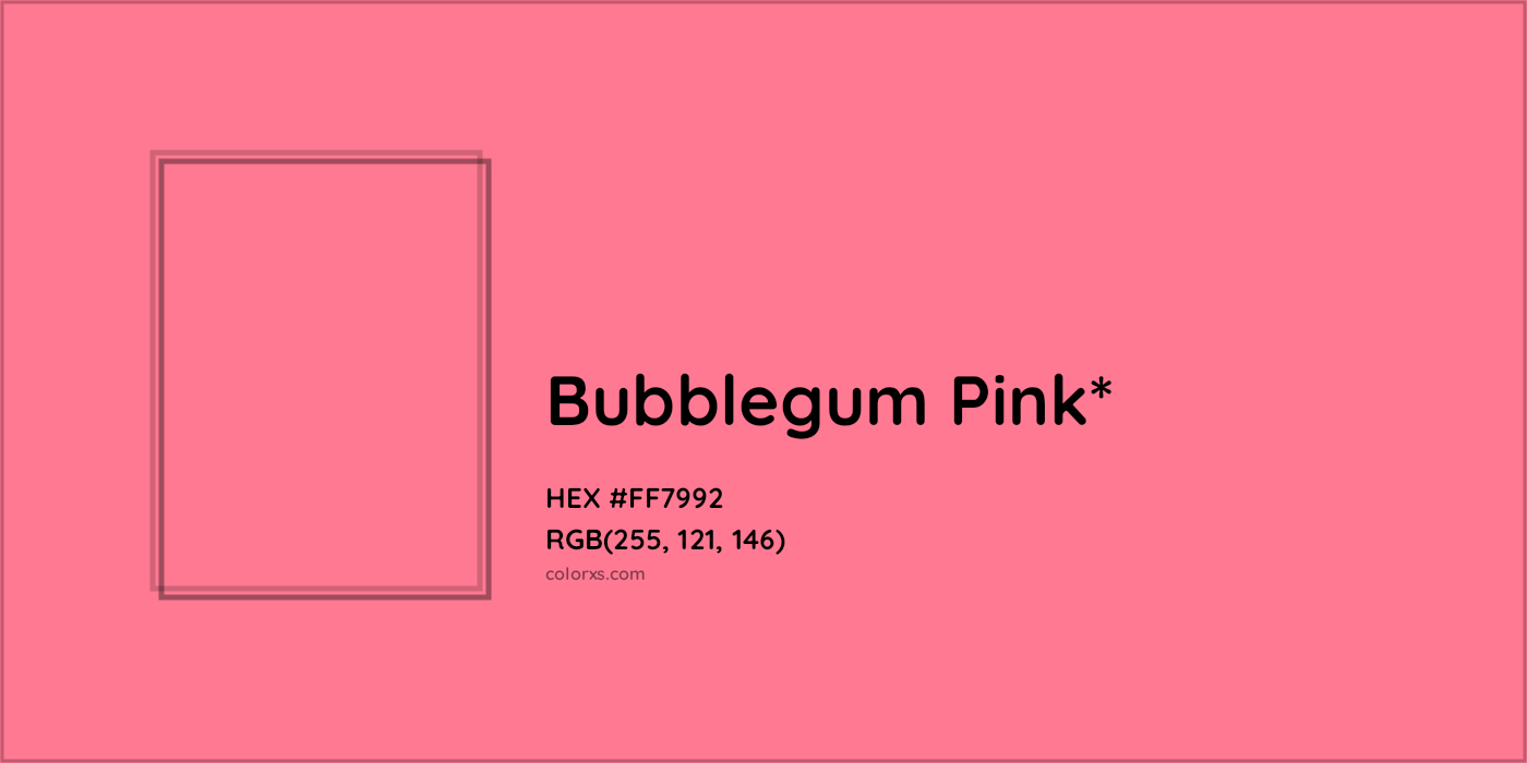 HEX #FF7992 Color Name, Color Code, Palettes, Similar Paints, Images