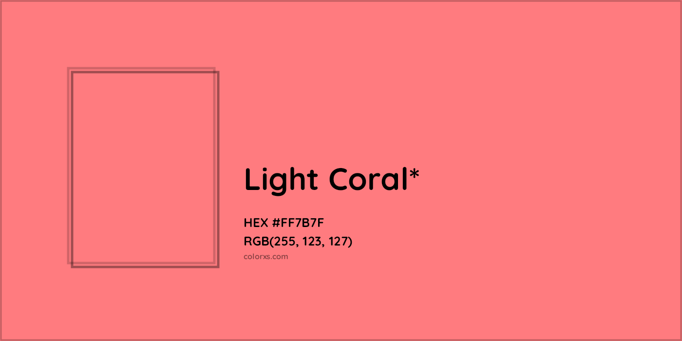 HEX #FF7B7F Color Name, Color Code, Palettes, Similar Paints, Images