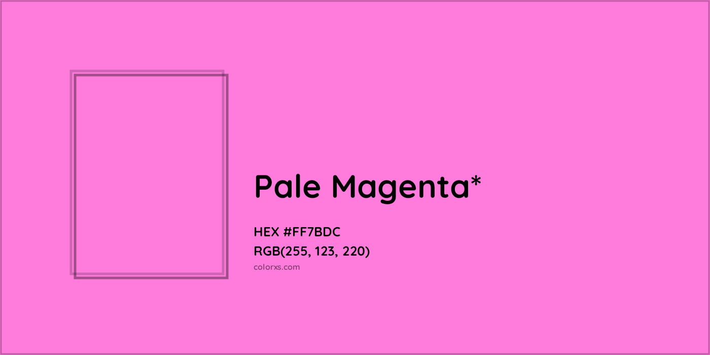 HEX #FF7BDC Color Name, Color Code, Palettes, Similar Paints, Images