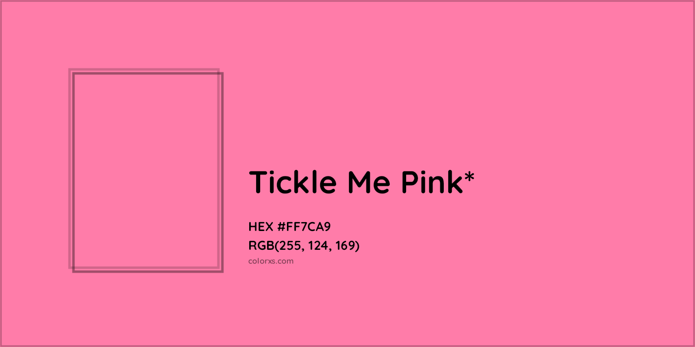 HEX #FF7CA9 Color Name, Color Code, Palettes, Similar Paints, Images