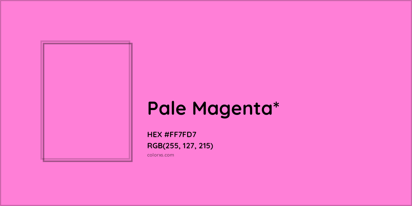 HEX #FF7FD7 Color Name, Color Code, Palettes, Similar Paints, Images