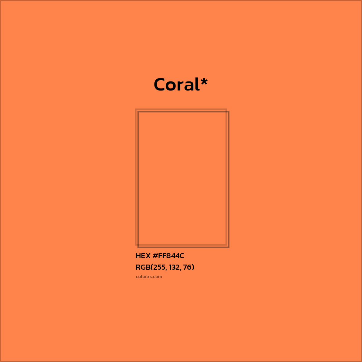 HEX #FF844C Color Name, Color Code, Palettes, Similar Paints, Images