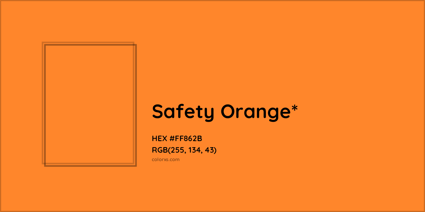 HEX #FF862B Color Name, Color Code, Palettes, Similar Paints, Images
