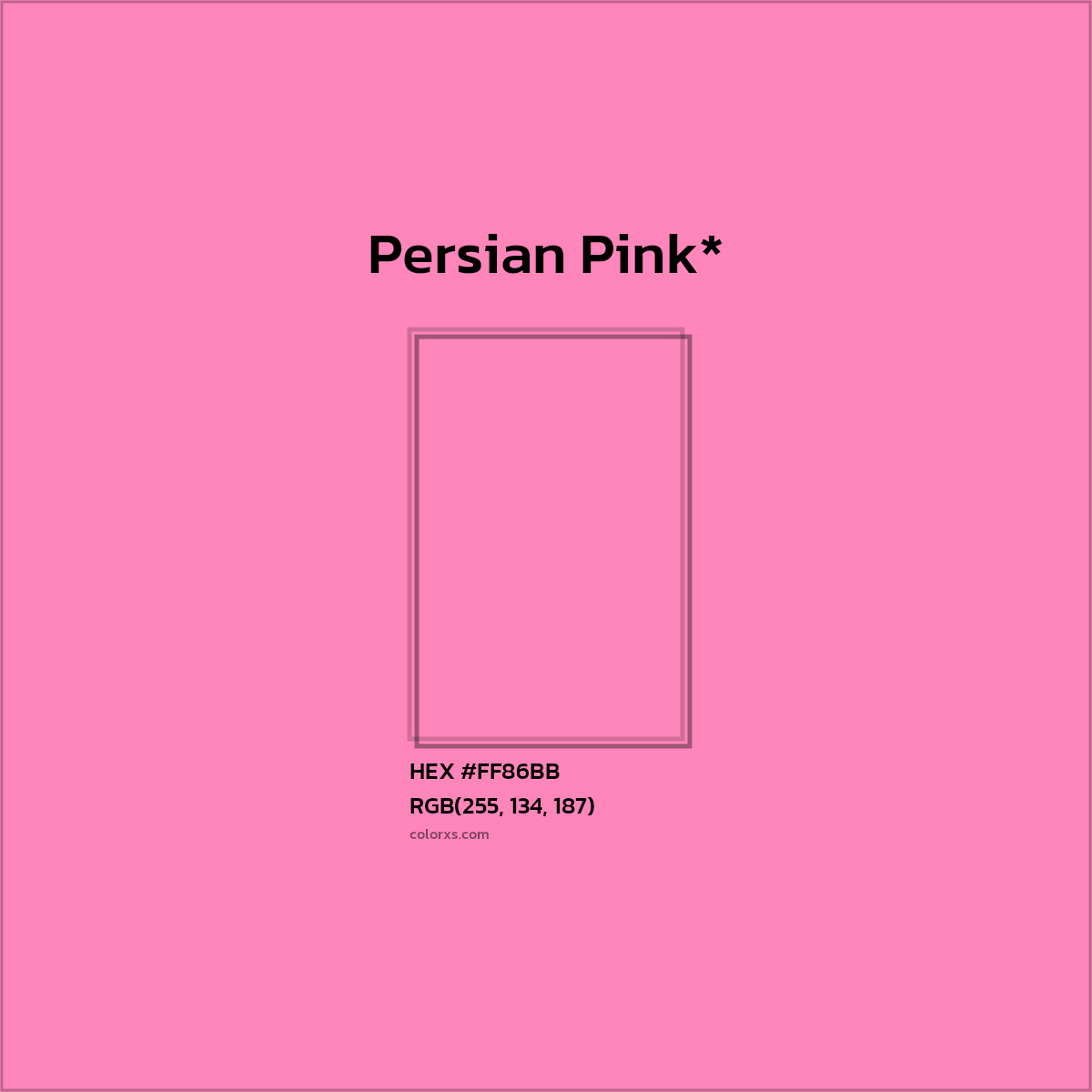 HEX #FF86BB Color Name, Color Code, Palettes, Similar Paints, Images