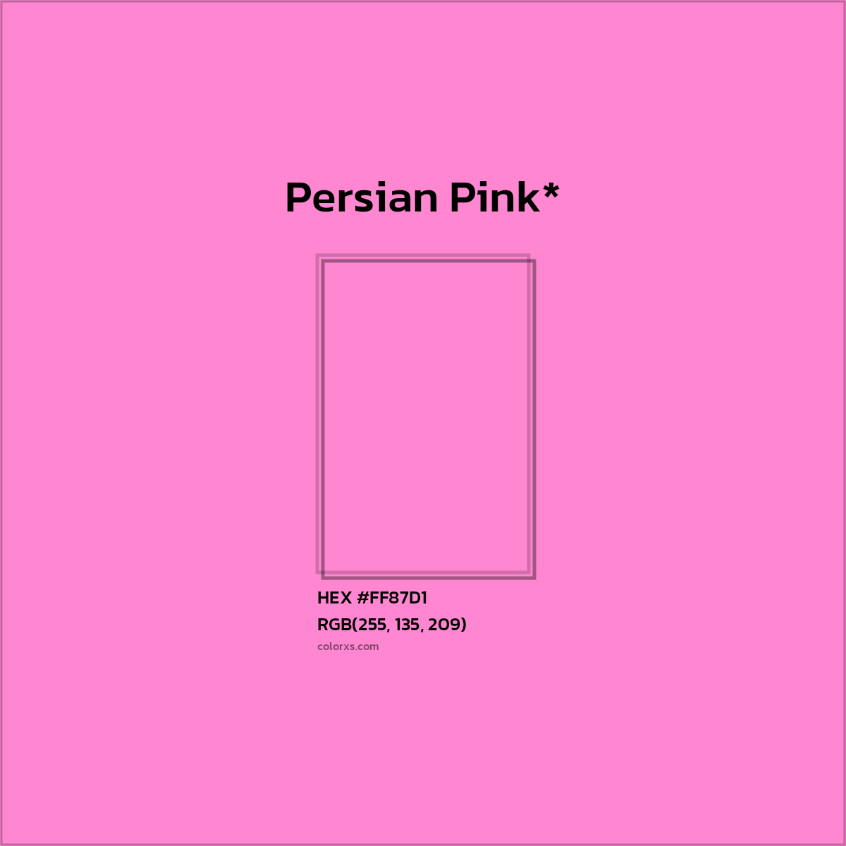 HEX #FF87D1 Color Name, Color Code, Palettes, Similar Paints, Images