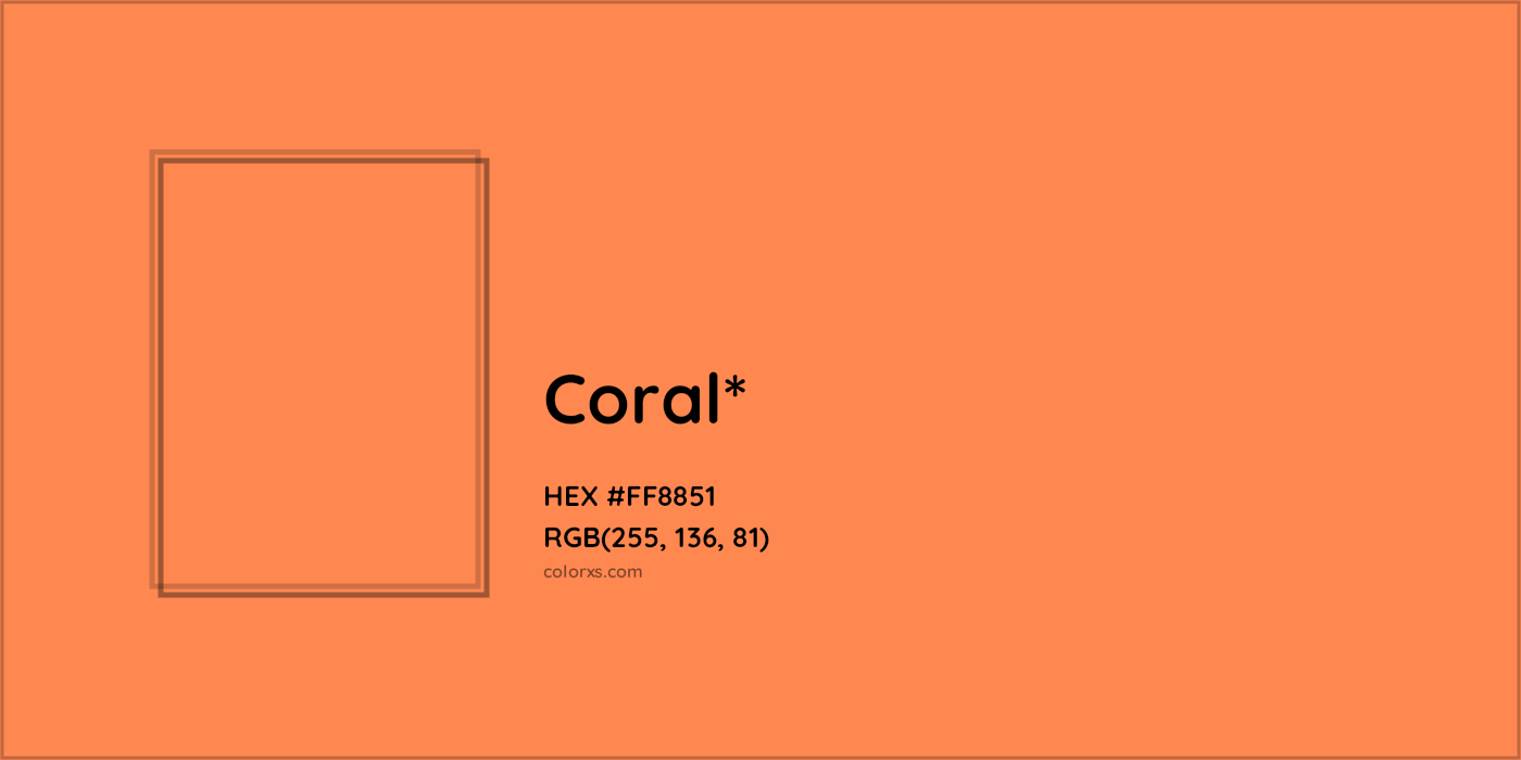 HEX #FF8851 Color Name, Color Code, Palettes, Similar Paints, Images
