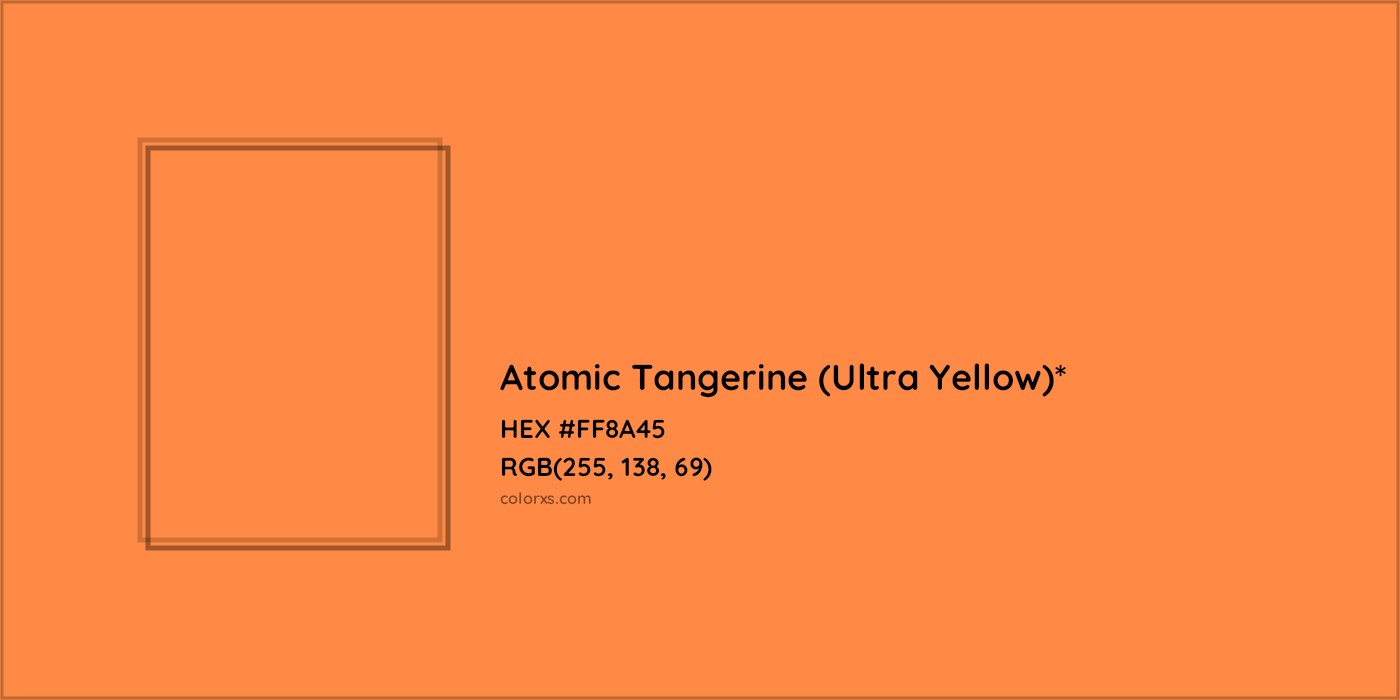 HEX #FF8A45 Color Name, Color Code, Palettes, Similar Paints, Images