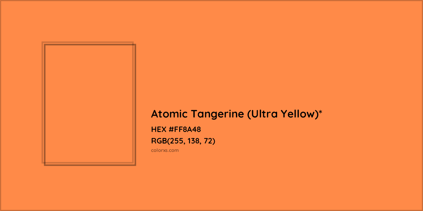 HEX #FF8A48 Color Name, Color Code, Palettes, Similar Paints, Images