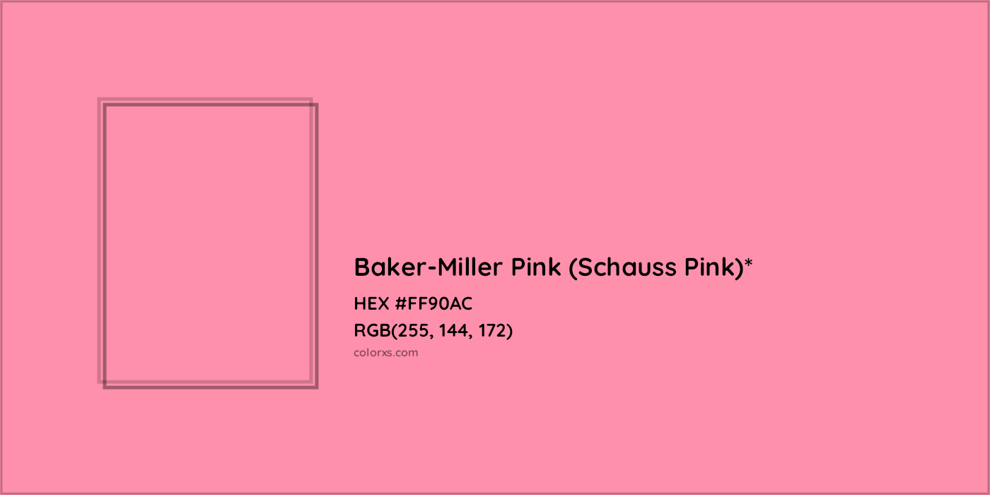 HEX #FF90AC Color Name, Color Code, Palettes, Similar Paints, Images
