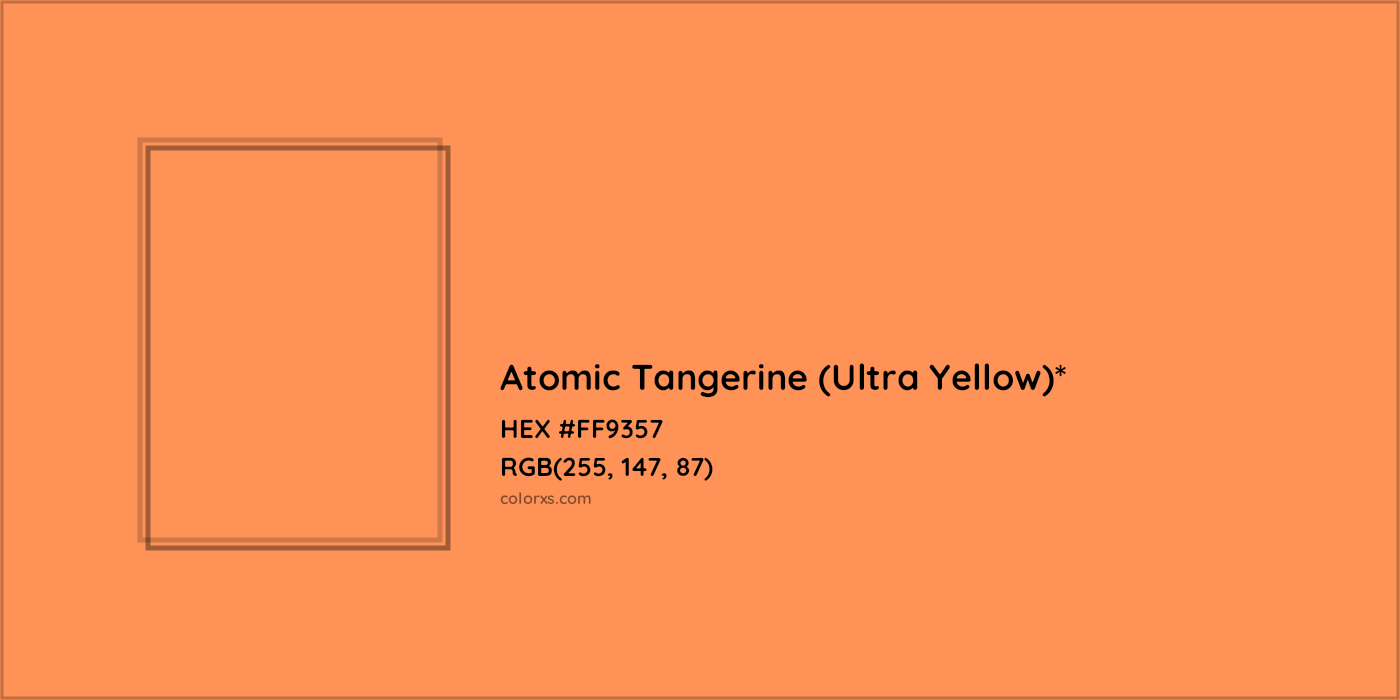 HEX #FF9357 Color Name, Color Code, Palettes, Similar Paints, Images