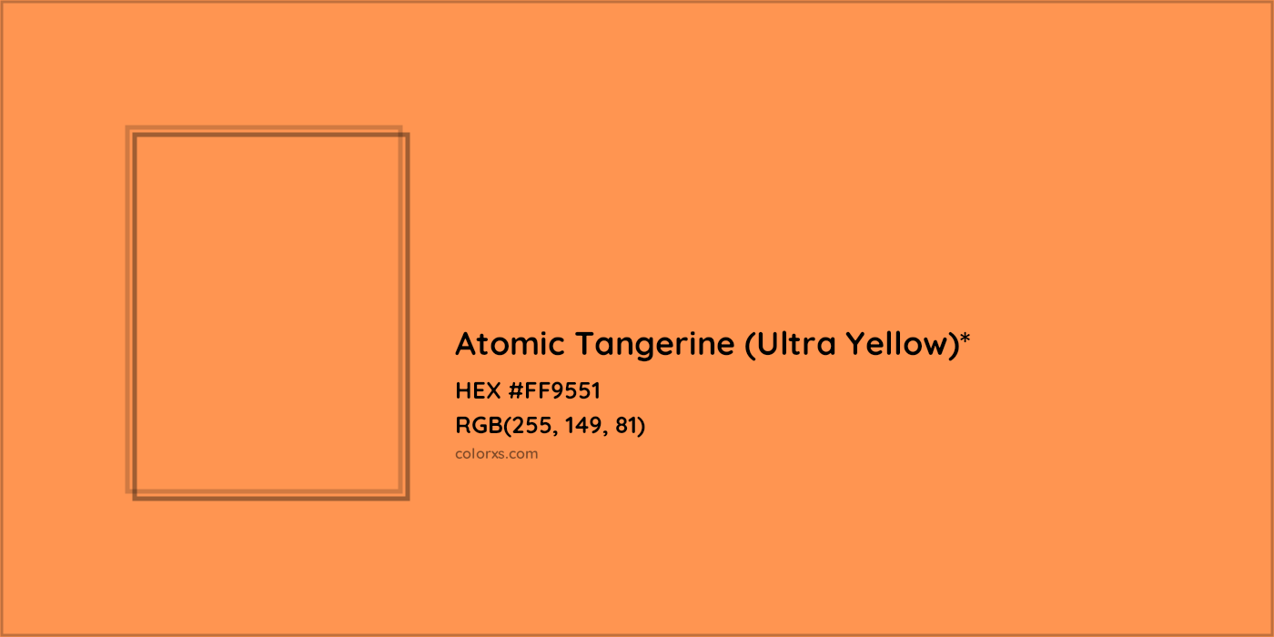 HEX #FF9551 Color Name, Color Code, Palettes, Similar Paints, Images