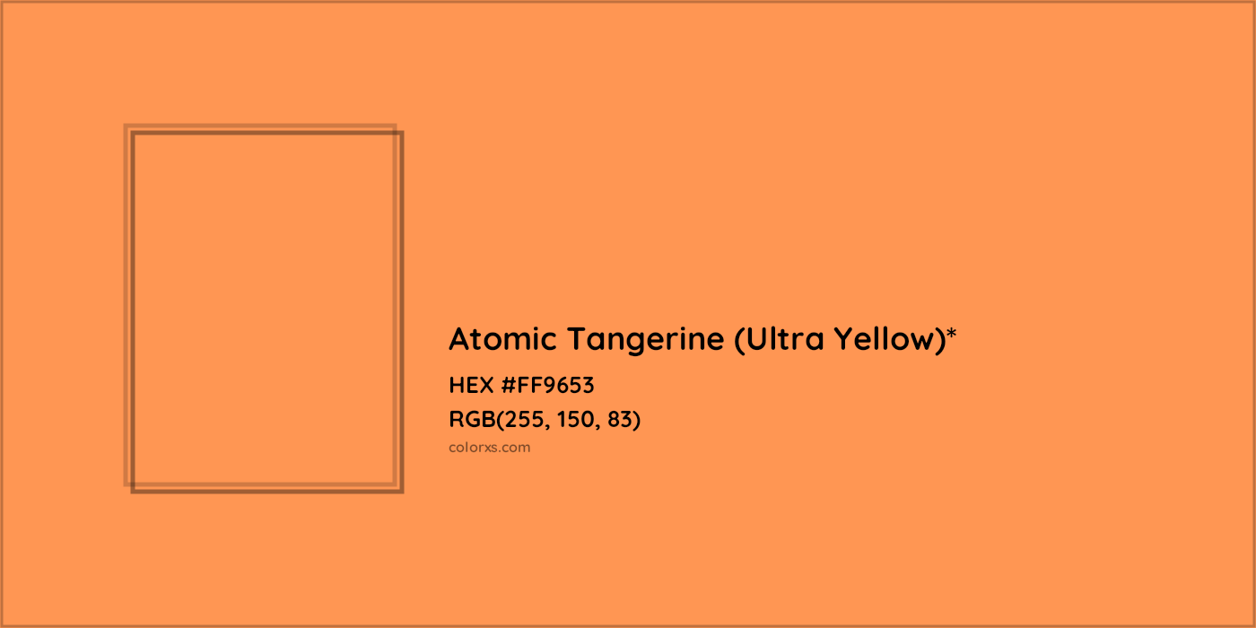 HEX #FF9653 Color Name, Color Code, Palettes, Similar Paints, Images