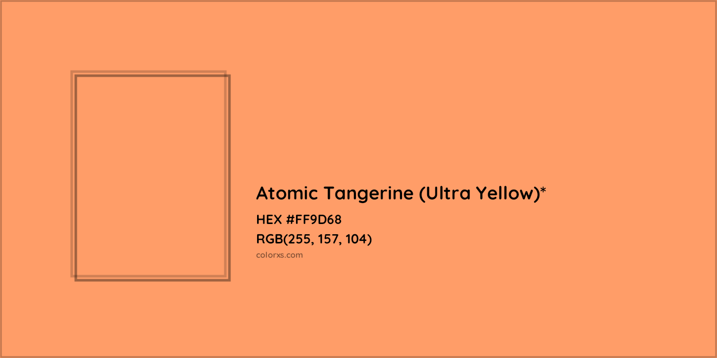 HEX #FF9D68 Color Name, Color Code, Palettes, Similar Paints, Images