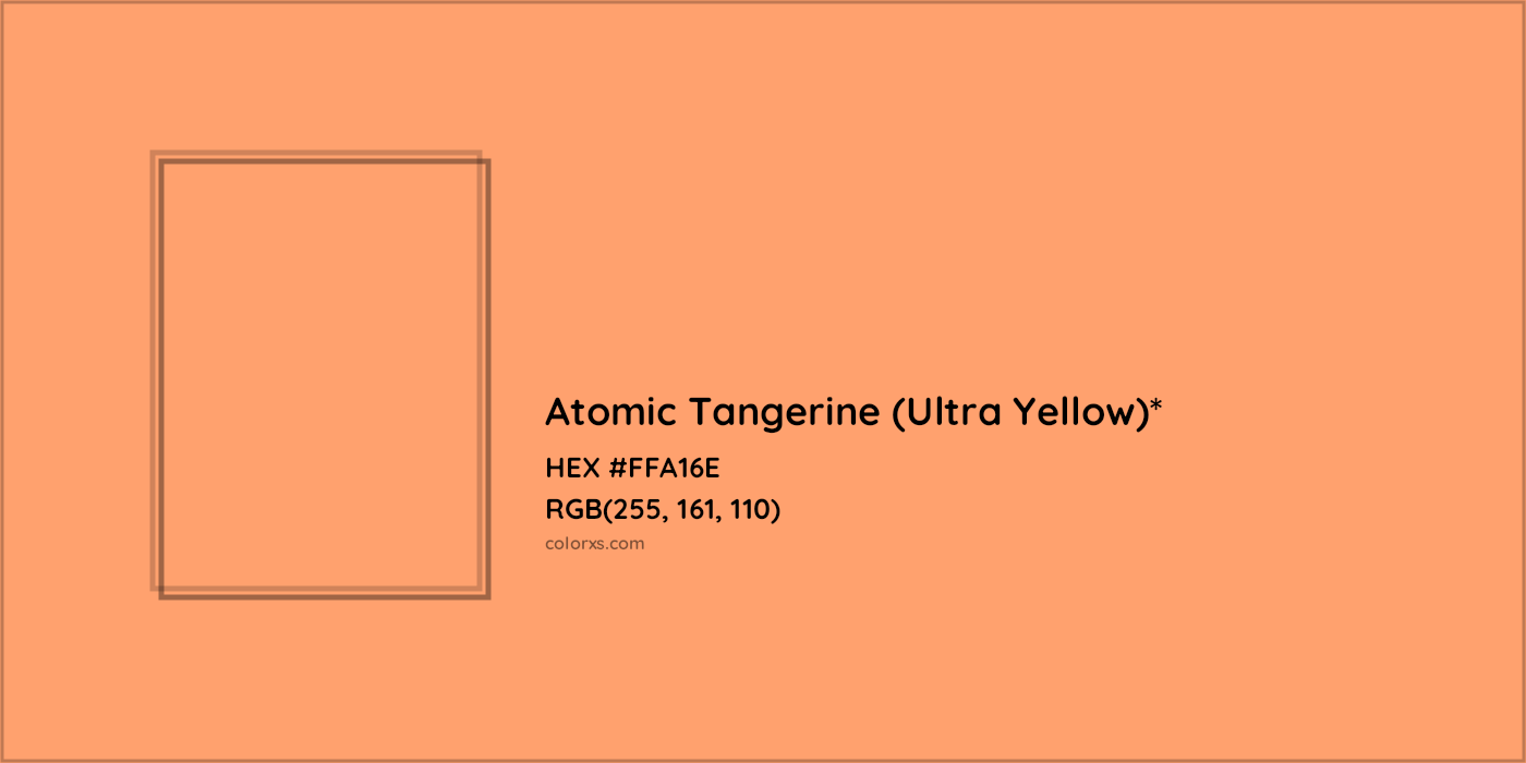 HEX #FFA16E Color Name, Color Code, Palettes, Similar Paints, Images