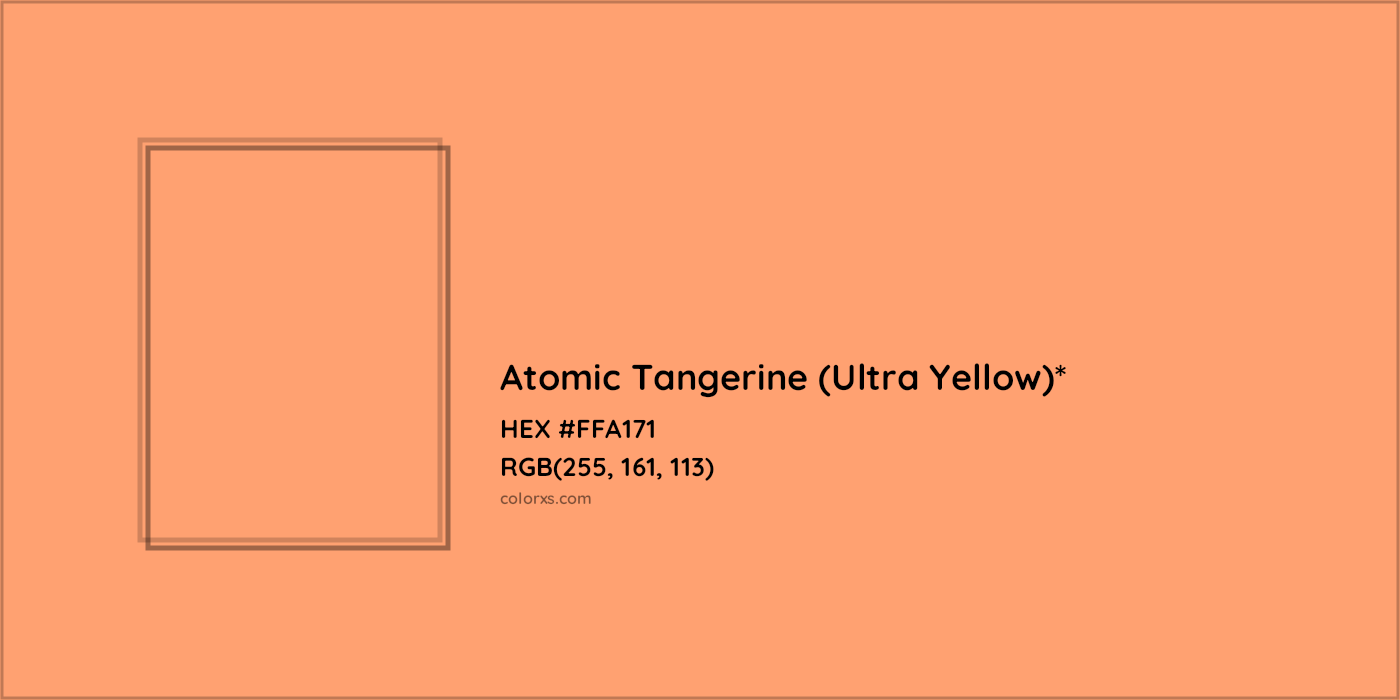 HEX #FFA171 Color Name, Color Code, Palettes, Similar Paints, Images