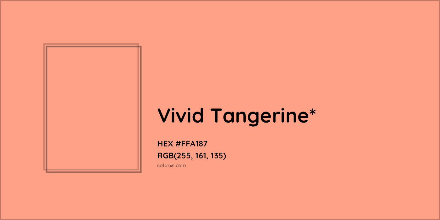 HEX #FFA187 Color Name, Color Code, Palettes, Similar Paints, Images