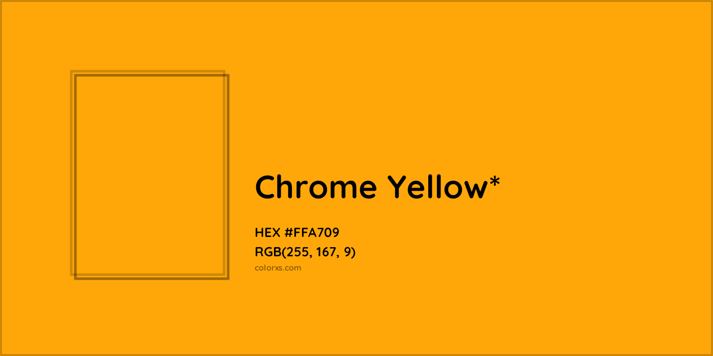 HEX #FFA709 Color Name, Color Code, Palettes, Similar Paints, Images