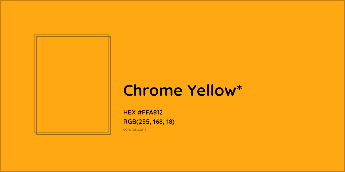 HEX #FFA812 Color Name, Color Code, Palettes, Similar Paints, Images