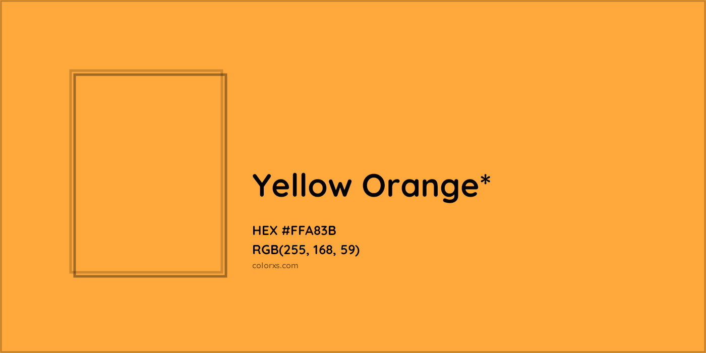HEX #FFA83B Color Name, Color Code, Palettes, Similar Paints, Images