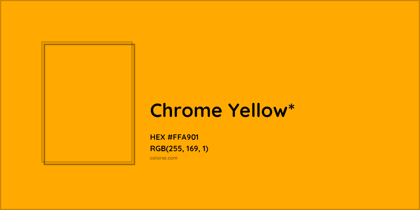 HEX #FFA901 Color Name, Color Code, Palettes, Similar Paints, Images